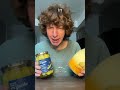 Trying pickle juice lemonade shorts