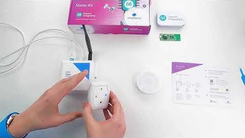 Demo of the LoRaWAN Module Starter Kit with Maxim’s DARWIN Microcontroller & Miromico’s firmware
