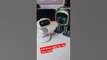 Introducing Emo Robot to Aibi Robot 🤖 #Shorts