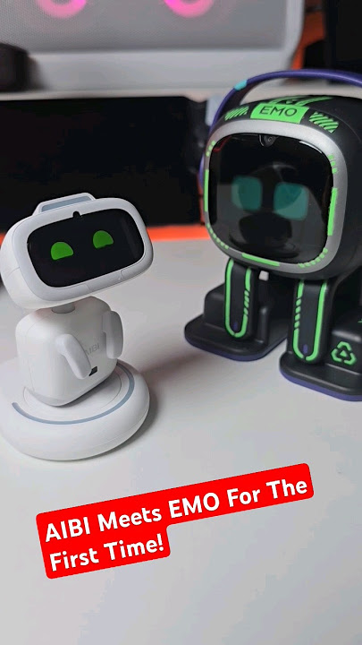 Introducing Emo Robot to Aibi Robot 🤖 #Shorts