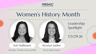 Women’s History Month - Leadership Spotlight
