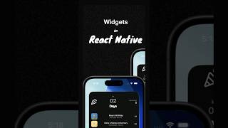 Stop leaving React Native for widgets  #mobileappdevelopment #appdevelopment #reactnative