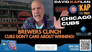 REKAP: ⚾️ Chicago Cubs 5-3 loss to Oakland A’s. Brewers clinch, ‘Cubs don’t care about winning!’