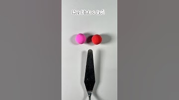 Color Combination, Hot Pink, Red = Insane #colormixing #satisfying #shorts