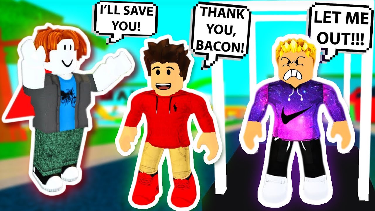 Bacon Man Meets Bacon Woman On Roblox Roblox Admin Commands Troll Roblox Funny Moments Youtube - roblox bacon man costume