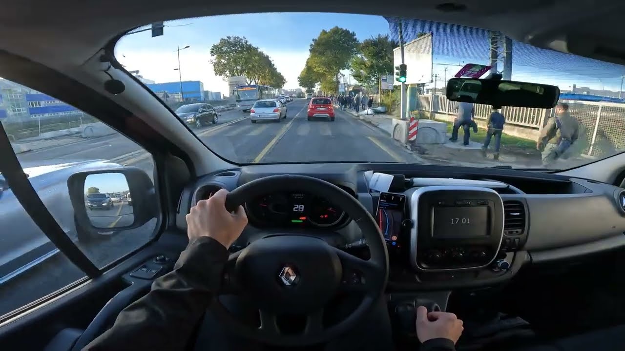 Venice bridge and highway, Italy 🇮🇹 4K | Cockpit POV GoPro | Renault Traffic