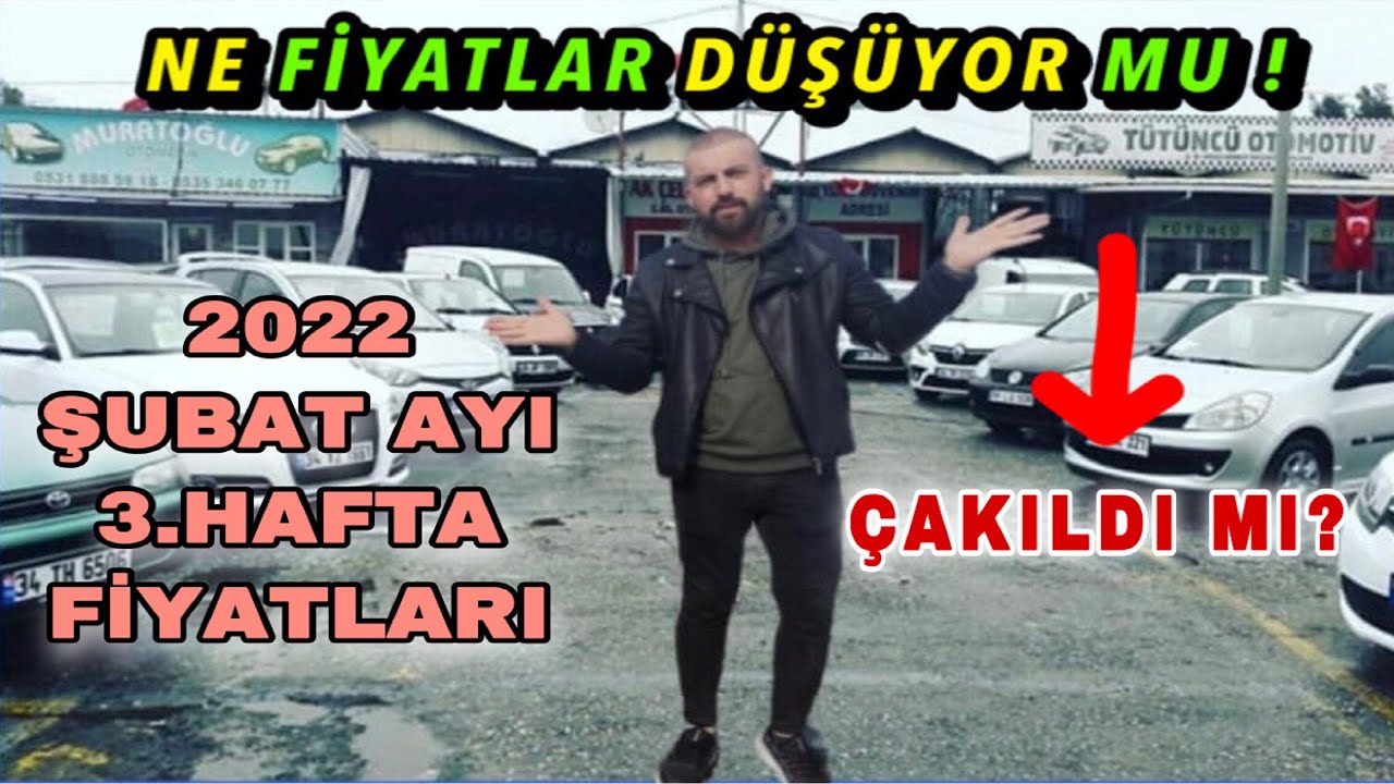 RAMİ AÇIK OTO PAZARI 2022 ŞUBAT AYI  2.EL OTO FİYATLARI -