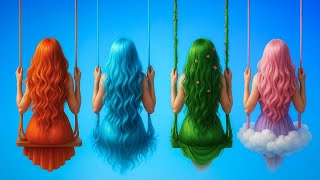 ¡Chica de Fuego, Agua, Tierra y Aire! ¡Cambio de Imagen de los Cuatro Elementos! 🔥