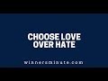 Choose Love Over Hate | The Winner's Minute With Mac Hammond