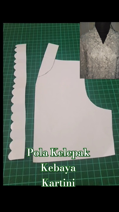 Making a Modern Kartini Kebaya Lapel Pattern