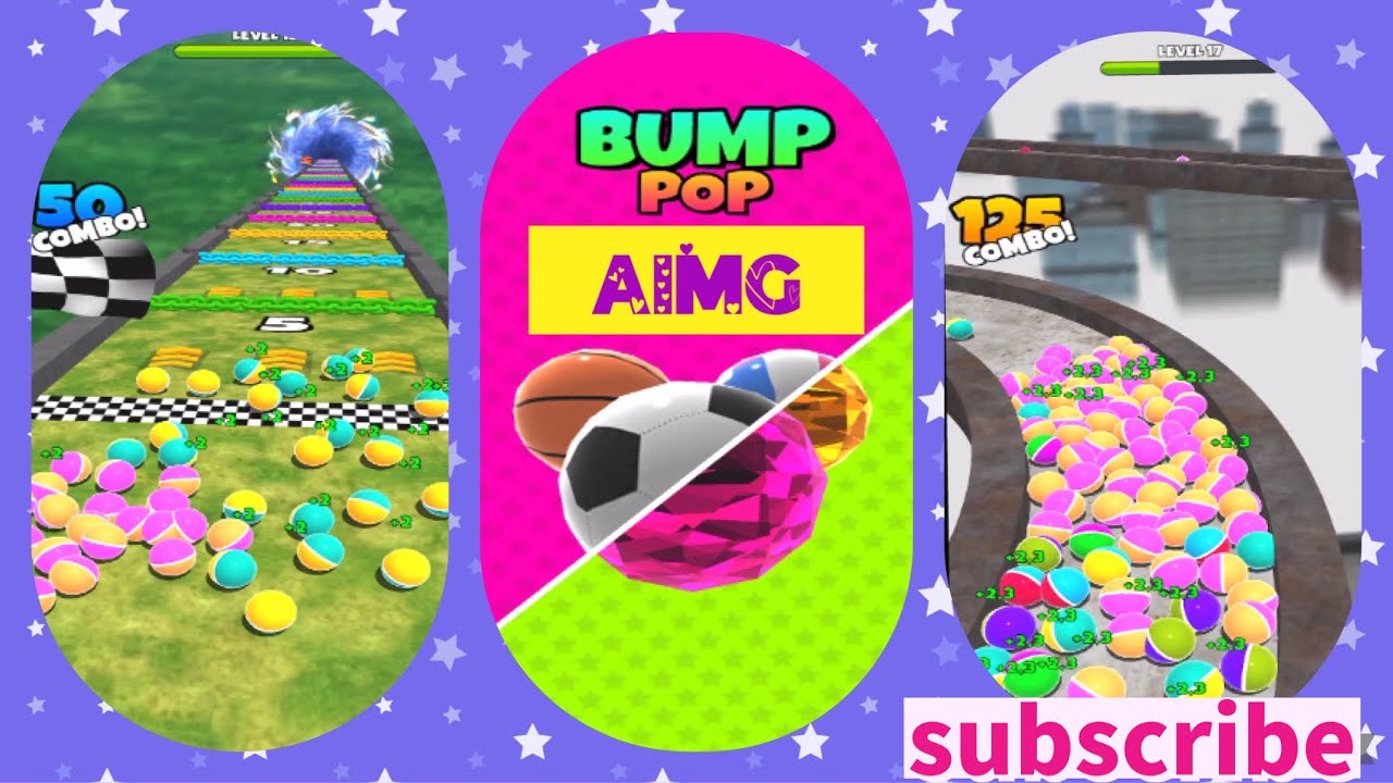 Bump Pop Gameplay | throw and clone ball Love to Relax