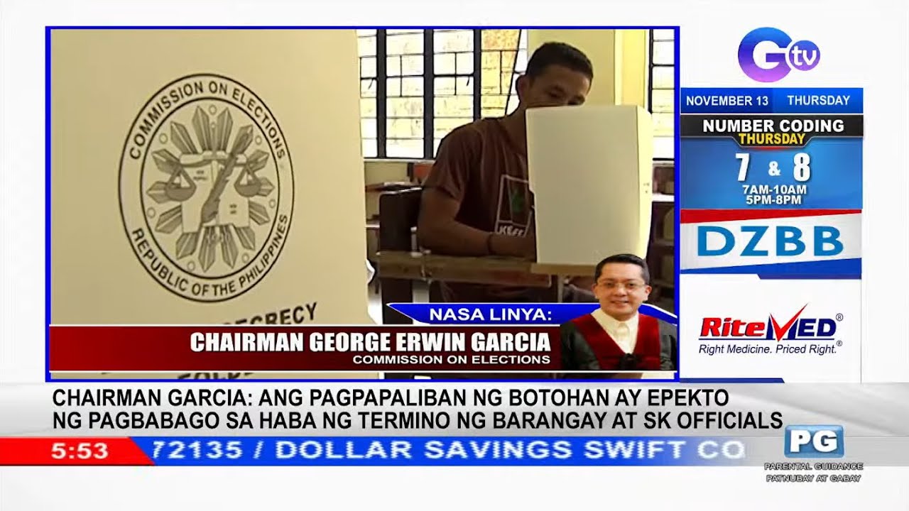 Barangay, SK elections, matutuloy na sa November 2, 2026