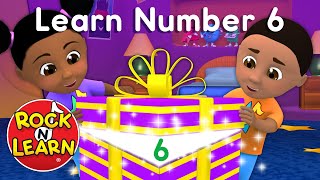 learn about the number 6 number of the day 6 learn six with manipulatives rock n learn