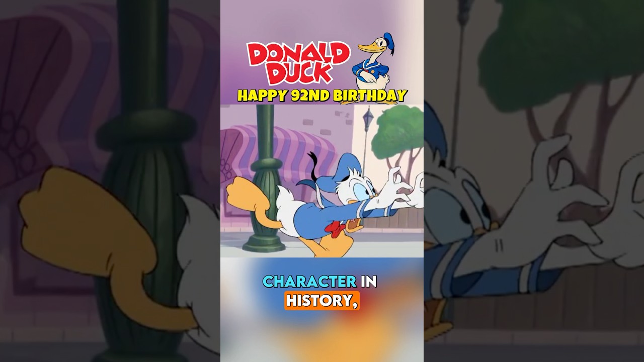 Donald Duck turns 92 today! 🥳 #donaldduckshorts #disneyshorts