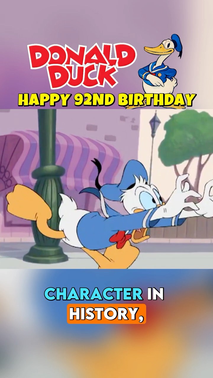 Donald Duck turns 92 today! 🥳 #donaldduckshorts #disneyshorts