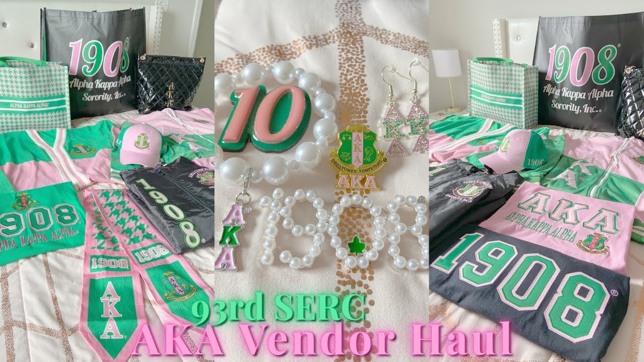 Alpha Kappa Alpha Vendor Haul 🛍️ | 93rd SERC 🩷💚