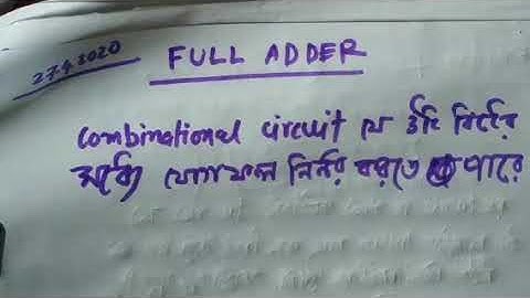 Full adder,computer application,class xii,