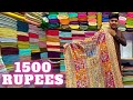 Rs Only 1500 😱 Lawn Suits Summer Collection 2024 | Fancy Embroidered Silk Shawls | Whole Sale Prices