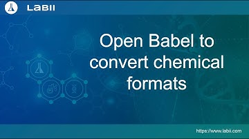 Convert chemical formats with Open Babel in Labii ELN & LIMS