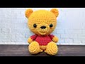 The pooh bear  how to crochet  amigurumi tutorial