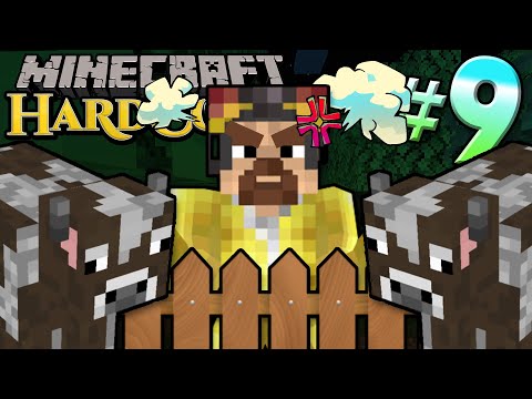 Minecraft Hardcore NB #1 - Part 9: Cow Corral Kerfuffle