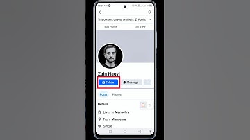 How To Add Follow Button On Facebook Profile 🤔