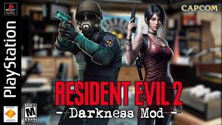 Resident Evil 2 Darkness mod [PS1]  Full Gameplay