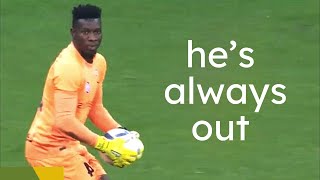 Onana does not like staying in goal