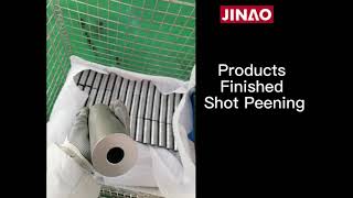 SHOT PEENING OF SHORT PIPES