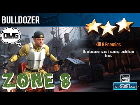 Bulldozer, Sniper Strike special ops mission #12- Nuclear Winter (rifle/zone 8)