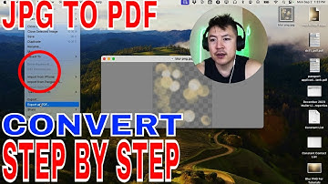 ✅  How To Convert JPEG File To PDF On Mac 🔴