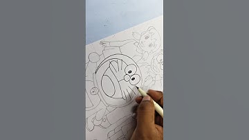Doraemon drawing #doraemon #shortsfeed #shorts #viral