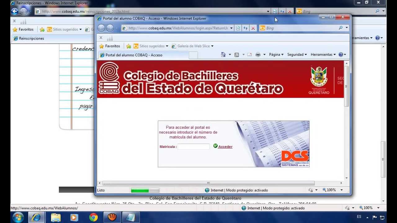 Como Reinscribirse Al Cobaq Facil Y Sencillo Youtube