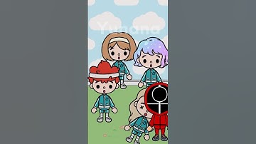 Squid game toca boca || Toca life world #tocaboca #shorts