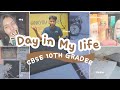 A Real Day in My Life as a CBSE Class 10 Student 📚 | Online Classes + Study Vlog