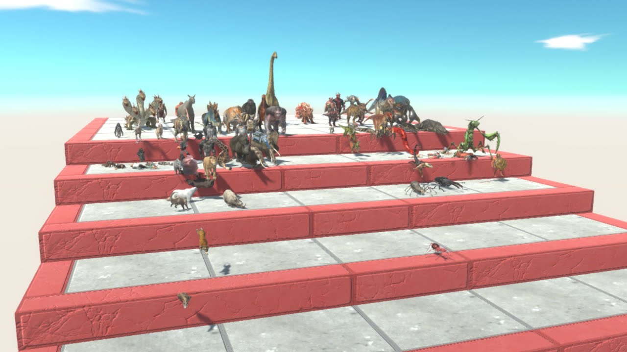 Stairs Challenge ARBS | Animal Revolt Battle Simulator