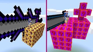 ILHA INCA vs ILHA GLITER ( ILHA LUCKY BLOCK MINECRAFT )