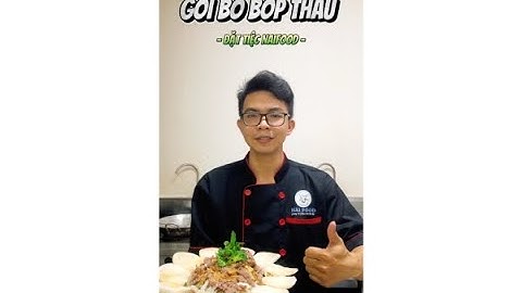 Hướng dẫn cách làm gỏi bò bóp thấu | Đặt Tiệc Naifood