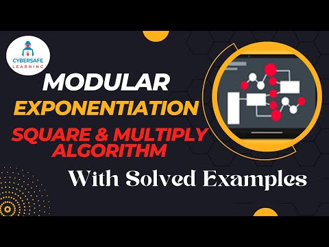 Modular Exponentiation Square & Multiply Algorithm with Solved Examples | मॉड्यूलर घातांक