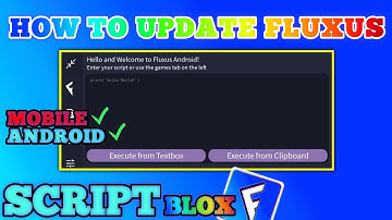 HOW TO UPDATE FLUXUS FULL TUTORIAL