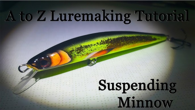 Suspending Minnow Jerkbait  A to Z Lure making Tutorial-part one 