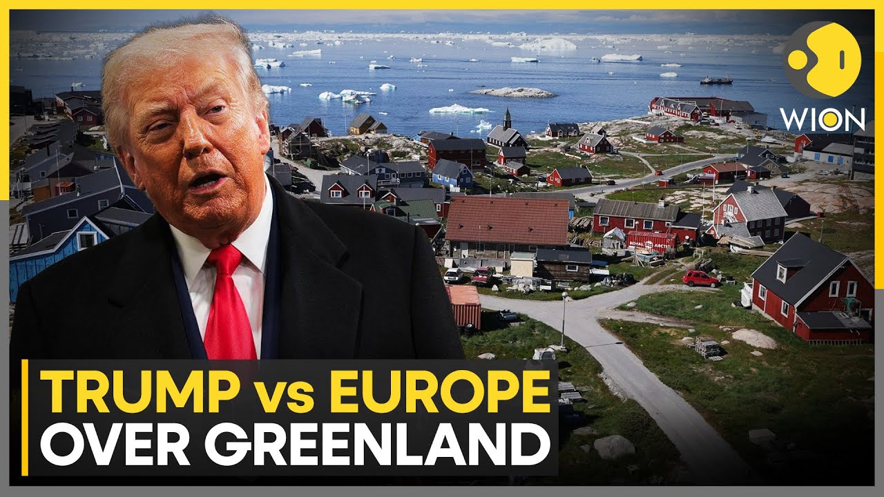 US-Greenland Tensions: US President Threatens Europe with Tariffs Over Greenland | WION NEWS