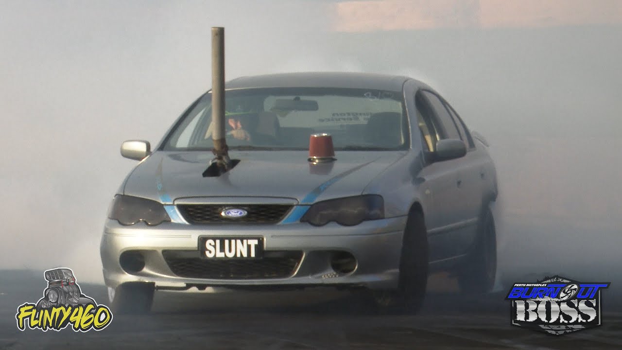 BA XR6 FALCON "SLUNT" AT BURNOUT BOSS YouTube