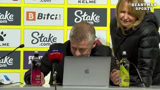 Ole Gunnar Solskjær last press conference