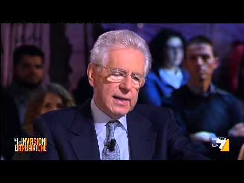 Le Invasioni Barbariche - L'INTERVISTA A MARIO MONTI - PRIMA PARTE