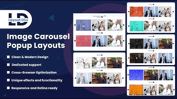 How to import divi image carousel popup layouts in website