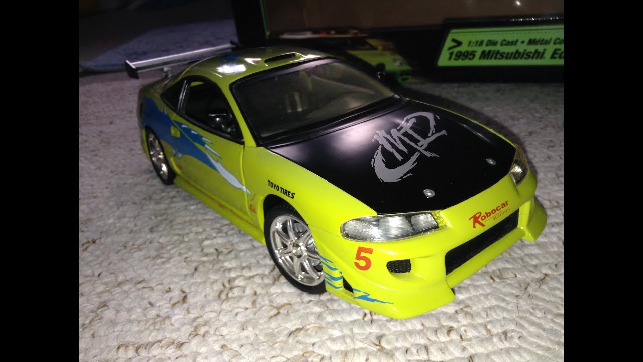 Mitsubishi Eclipse 1995 >> Fast and furious die cast Mitsubishi eclipse Ertl - YouTube Mitsubishi Eclipse 1995 >> Fast and furious die cast Mitsubishi eclipse Ertl - YouTube