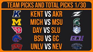 College Basketball Picks & Predictions Today 1/30/26 | Ncaab Picks Today