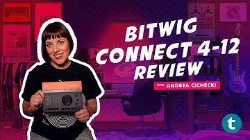 Checking out the new Bitwig Connect 4/12 USB Audio and MIDI interface with @AndreaCichecki !