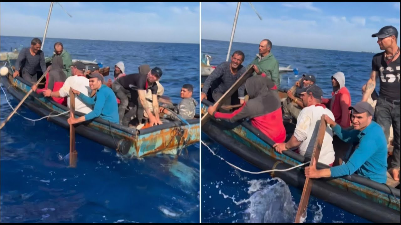 americateve | El motor se jodió: pescadores de Miami se encuentran a balseros que llevaban 12 días de travesía